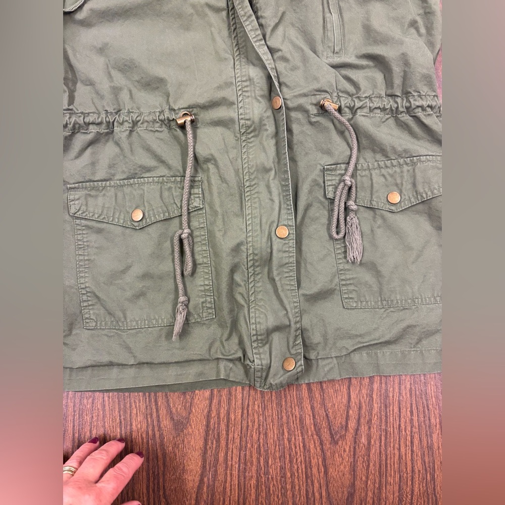Zenana Outfitters Olive Utility Jacket - Picture 6 of 10